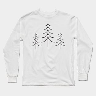 Treeline, Woods, Forest, Hiker Long Sleeve T-Shirt